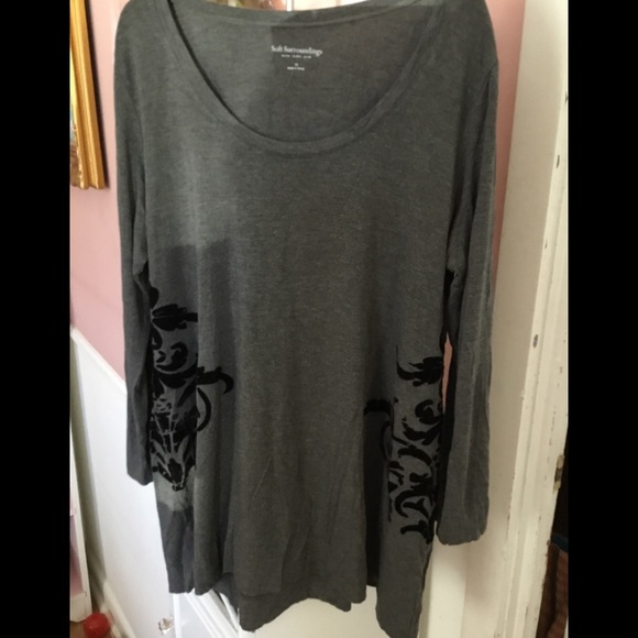 Soft Surroundings 1x top soft comfy beautiful - Picture 1 of 5